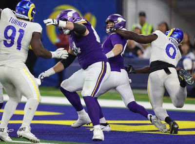 Yes, the Rams definitely got away with a facemask on their game-sealing safety