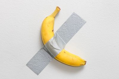 Artwork of banana duct-taped to wall estimated to sell for more than £1m