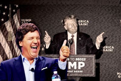 Tucker Carlson's Trump "daddy" fantasy