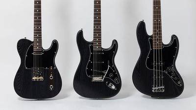 “A heavy, luxurious appearance”: Fender Japan doubles down on its newfound affinity for sandblasting by putting an irresistible spin on its blackout Hybrid II models