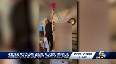 Kentucky School Principal Caught on Camera Hosting Beer Bong Party for Students at His House: Police