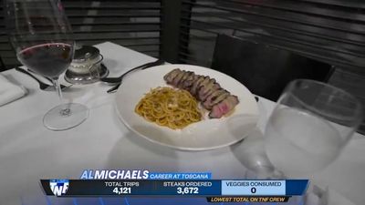 'Thursday Night Football' Showed an Amazing Al Michaels Food-Related Graphic