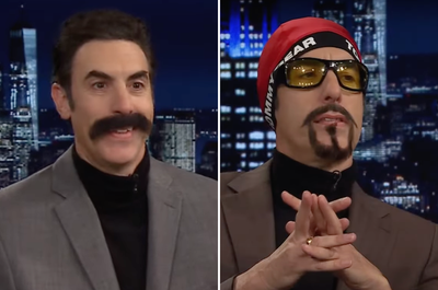 Sacha Baron Cohen reprises Borat to mock Trump and ask for reservation at Ohio ‘cat restaurant’