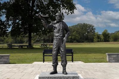 600-pound statue of Tuskegee Airman snatched in the middle of the night from Detroit park