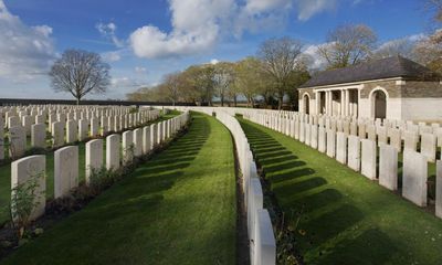 Poetic vision of a great uncle shot by a sniper in the first world war