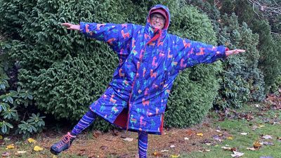 Flanci Huggle swim robe review: a cosy changing robe in a range of bright and striking designs