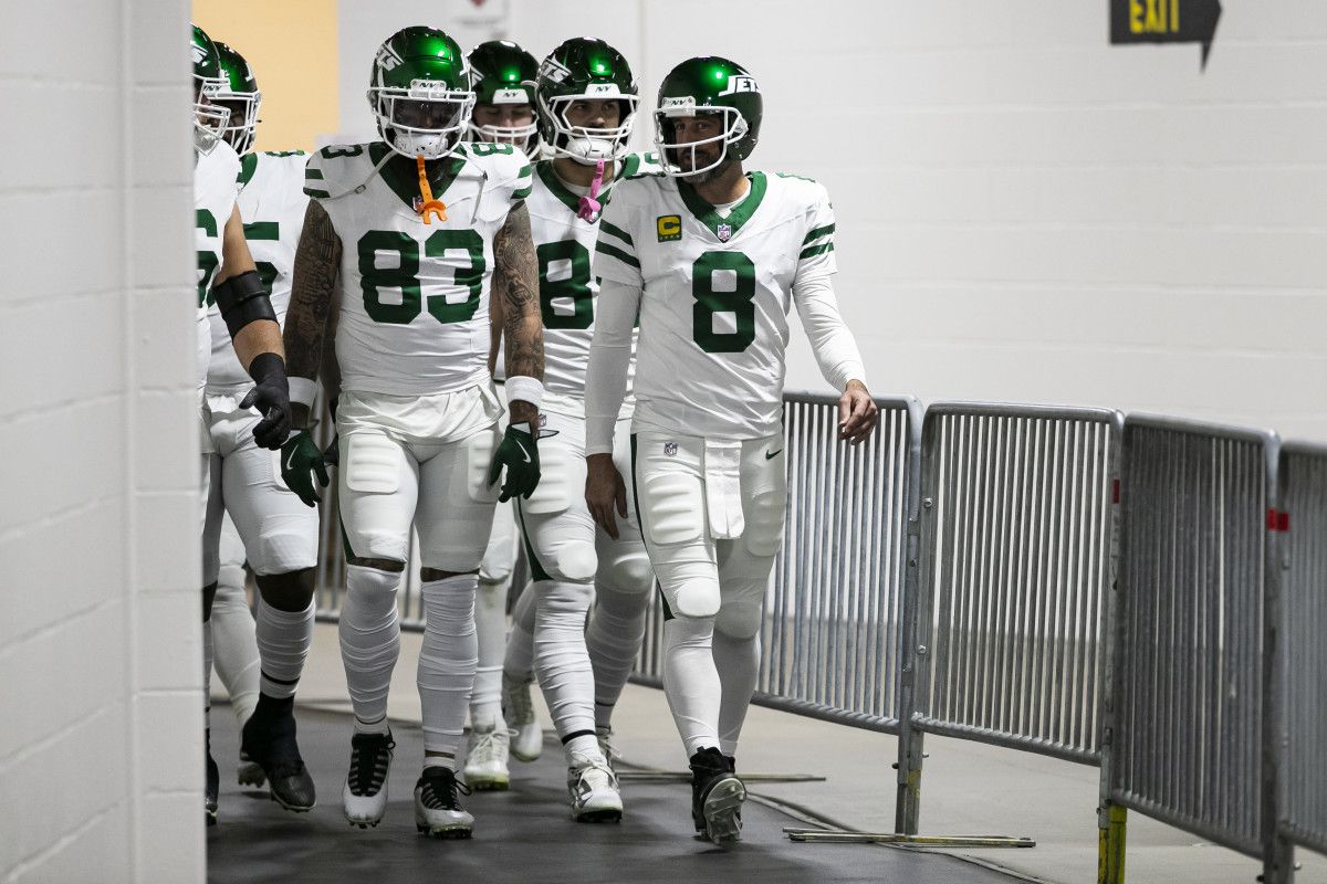 Jets vs. Patriots Aaron Rodgers has to cut down on…