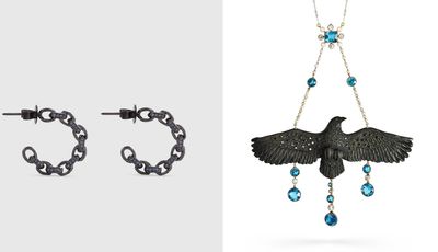 From gem-set crucifixes, to ‘coffin' diamonds, these Gothic jewellery designs are eerie fables all their own