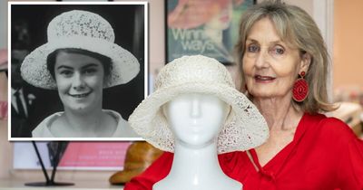 After 60 years, author Marion Halligan's beautiful wedding hat is in safe hands