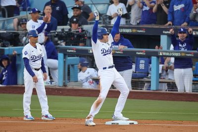 What is the Dodgers dance they perform after hits?