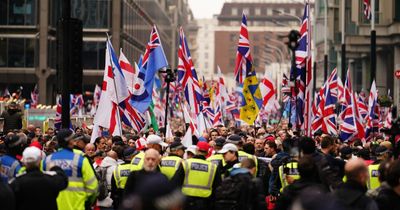 Four arrests made at Tommy Robinson march in London