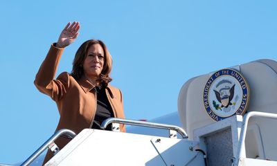 Michelle Obama introduces Kamala Harris at Michigan rally; across state, Trump joined by Arab and Muslim leaders – as it happened