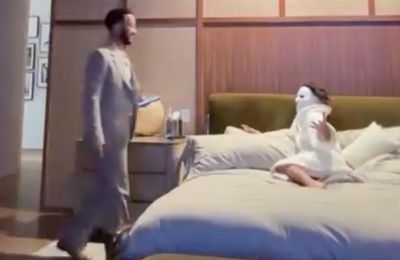 Chrissy Teigen fails to frighten husband John Legend with Michael Myers Halloween prank