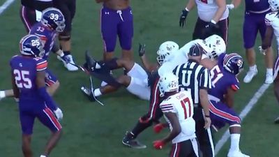 FCS Running Back Surprised to Have Pants Pulled Down During Tackle