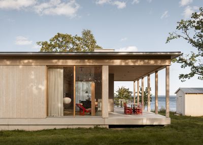 This Swedish summer house is a family's serene retreat by the trees and the Baltic sea