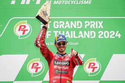 MotoGP Thailand GP: Bagnaia claws back ground with commanding wet-weather win