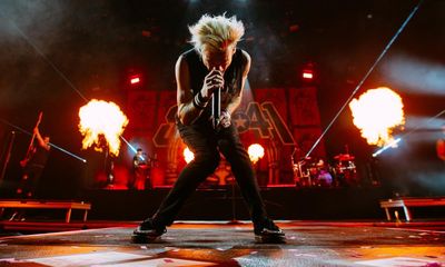 Sum 41 review – hugs and lasers as emotional pop-punks go out with a bang