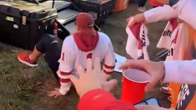 Indiana Fan Goes Down With Brutal Injury Before 'College GameDay' Kicking Segment