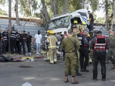 Truck Rams Bus Stop Near Tel Aviv In Suspected Terror Attack