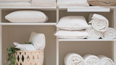 8 small linen closet storage ideas to transform this key space