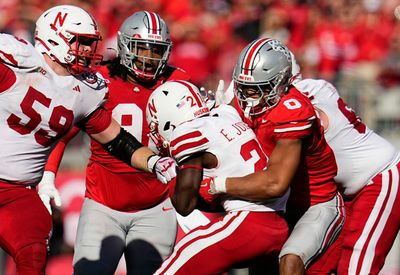 Indianapolis Colts with representatives at Nebraska vs. Ohio State