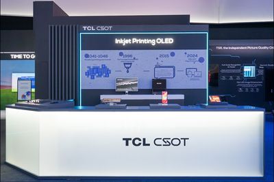 TCL boasts about the 'image quality, power consumption, and lifespan' benefits of its latest inkjet-printed OLED displays