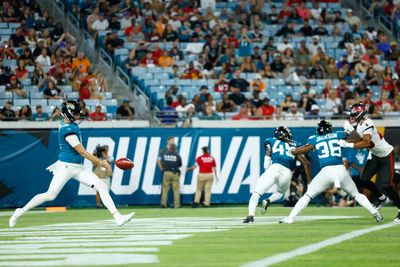 Logan Cooke of Jaguars booms 73-yard coffin-corner punt