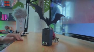 This scary Raspberry Pi bat flies around when people are nearby