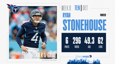 Titans vs. Lions Player of the Game: Ryan Stonehouse