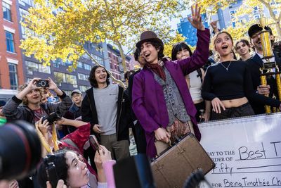 Actor Timothée Chalamet crashes own lookalike contest in New York park causing pandemonium