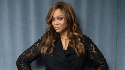 Tyra Banks' 'fifth wall' in her dressing room has an unorthodox treatment – designers love its playful yet impactful effect