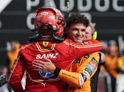 Mexican Grand Prix: Lando Norris cuts gap after Max Verstappen clash as Carlos Sainz takes victory