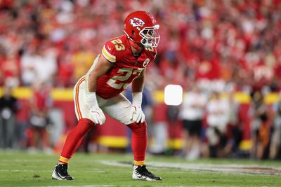 Chiefs vs. Raiders: LB Drue Tranquill recovers fumble in fourth quarter