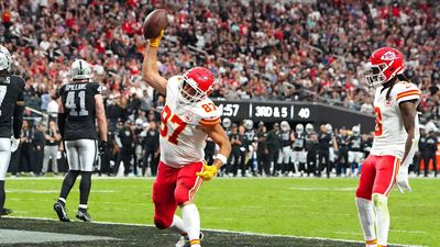 CBS Celebrated Travis Kelce’s Historic Catch vs. Raiders With Perfect Taylor Swift Reference