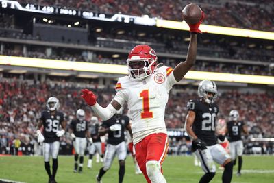 Chiefs vs. Raiders: Patrick Mahomes finds Xavier Worthy for touchdown