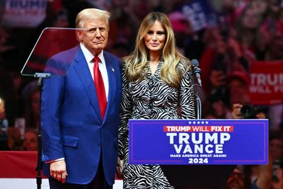 Melania Trump makes surprise appearance at her husband’s Madison Square Garden rally