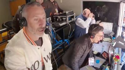 Video of Browns' Radio Booth During Game-Sealing Play Against Ravens Is Awesome