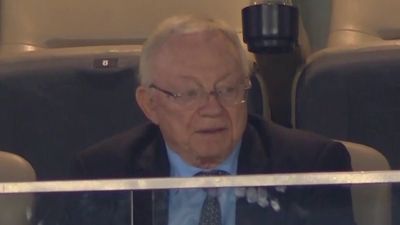 Jerry Jones Looking Sad During Cowboys' Loss to 49ers Led to Lots of Jokes