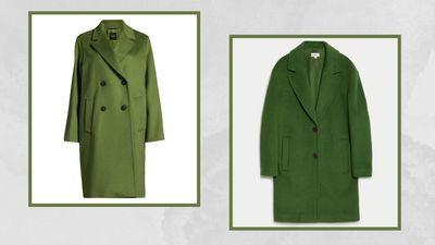 This olive green M&S coat is perfect for injecting colour into your autumn wardrobe - and it looks just like a piece from Kate Middleton’s favourite designer