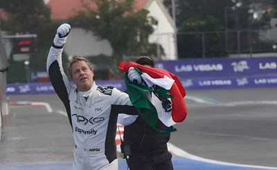 Brad Pitt Steals the Show At the Mexico Grand Prix