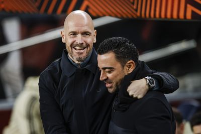 Manchester United have held talks with Xavi, with Spaniard teasing Red Devils links in new photo: report