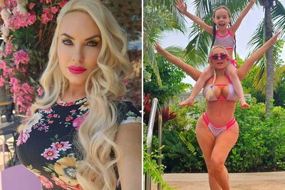 “Hella Weird”: Coco Austin And Daughter Chanel Rock “Traditional Twinning Swimsuits” On Vacation