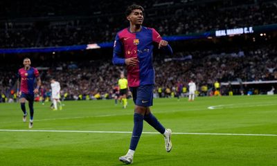 Barça’s Lamine Yamal bares teeth and turns Bernabéu into his playground