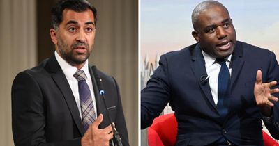 'You still sell Israel weapons': Humza Yousaf hits out at David Lammy over UN aid ban