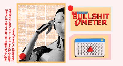 Introducing the Bullshit O’Meter: A tool for you to see how AI slop is mutating news