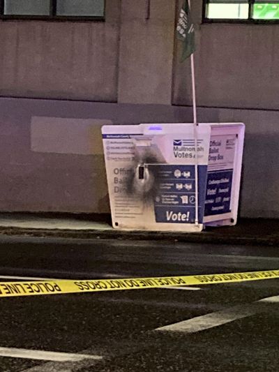 Hundreds of US ballots destroyed after drop boxes targeted by fire