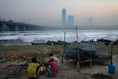 AP PHOTOS: River and air pollution in India's capital pose a severe health threat to residents