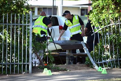 Mother picking up child from school crashes car through fence killing 11-year-old boy