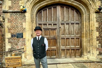 Father ticks off ‘bucket list wish’ by spending day as a Cambridge porter