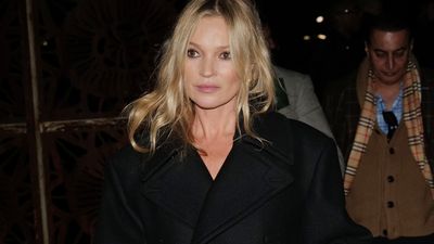 Kate Moss gave a masterclass in styling knee high boots when she teamed them with an edgy leather fringed mini dress